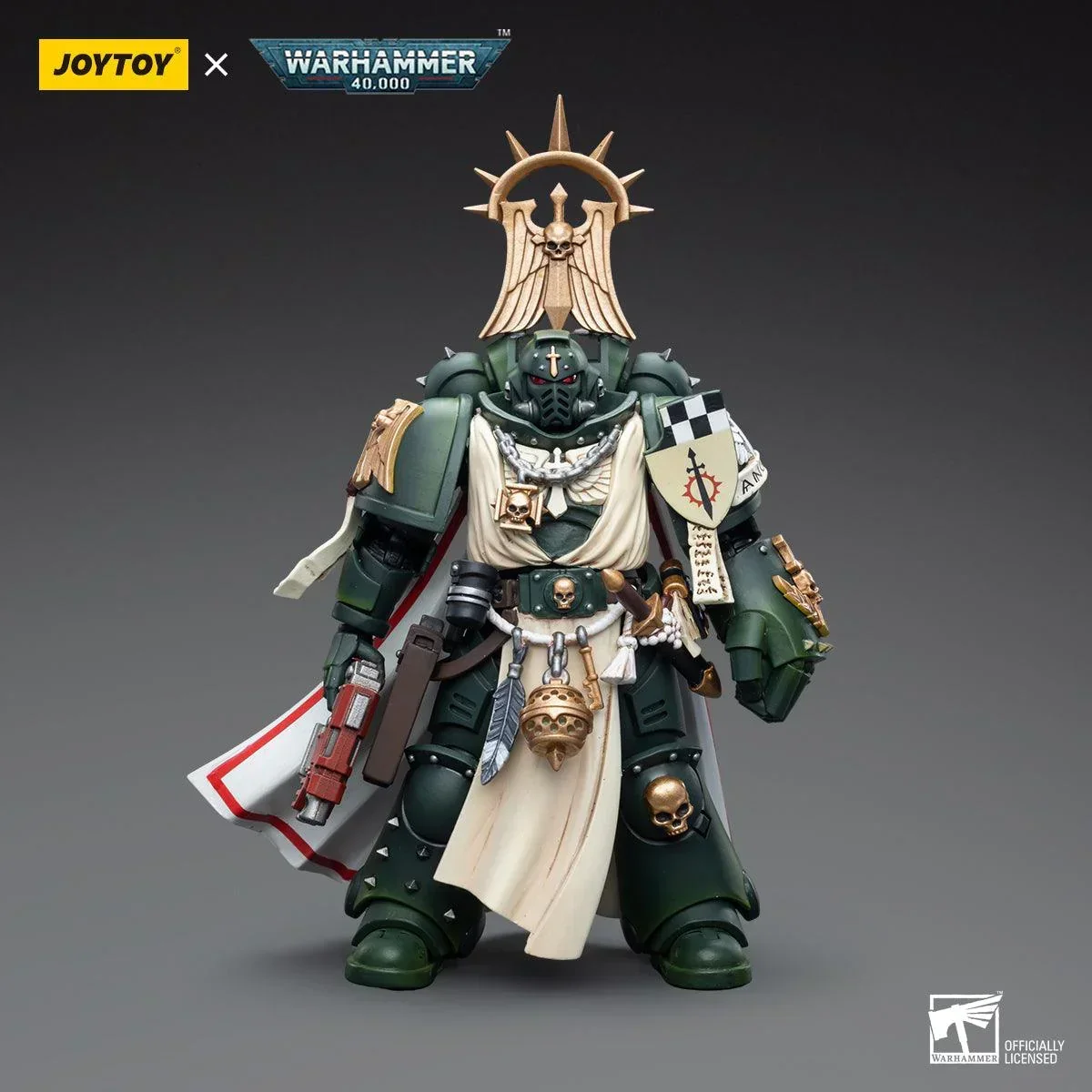 SALE Warhammer Collectibles: 1/18 Scale Dark Angels Master with Power Fist