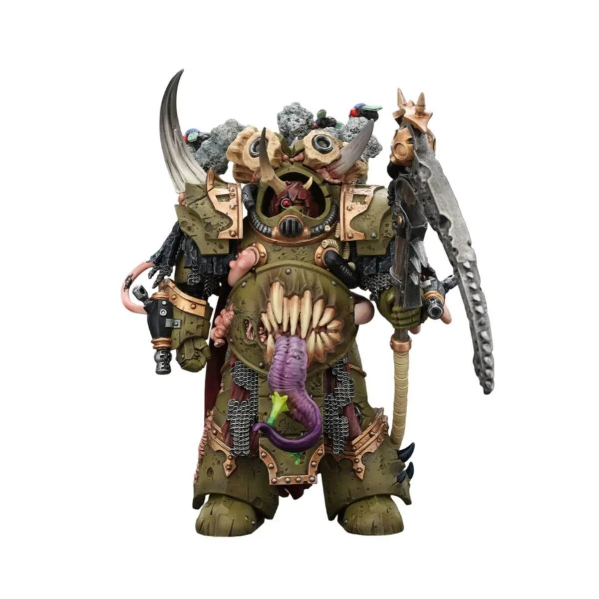Warhammer Collectibles: 1/18 Scale Death Guard Deathshroud Terminator Champion - Pre-Order - Image 3