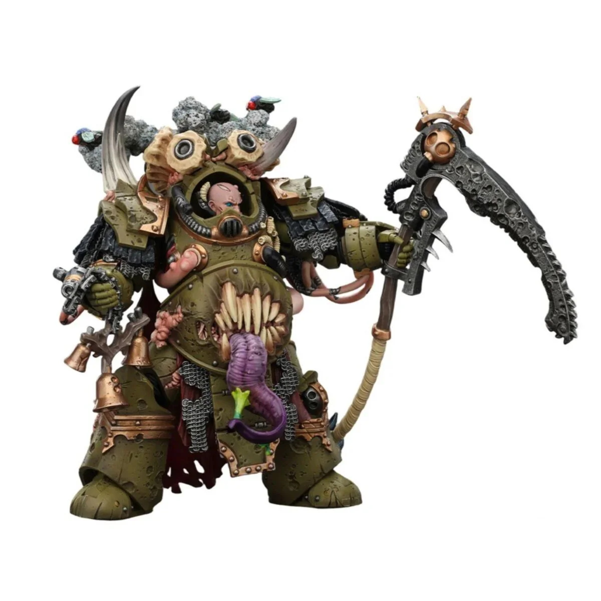 Warhammer Collectibles: 1/18 Scale Death Guard Deathshroud Terminator Champion - Pre-Order - Image 4