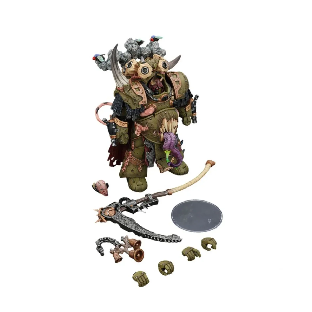 Warhammer Collectibles: 1/18 Scale Death Guard Deathshroud Terminator Champion - Pre-Order - Image 5