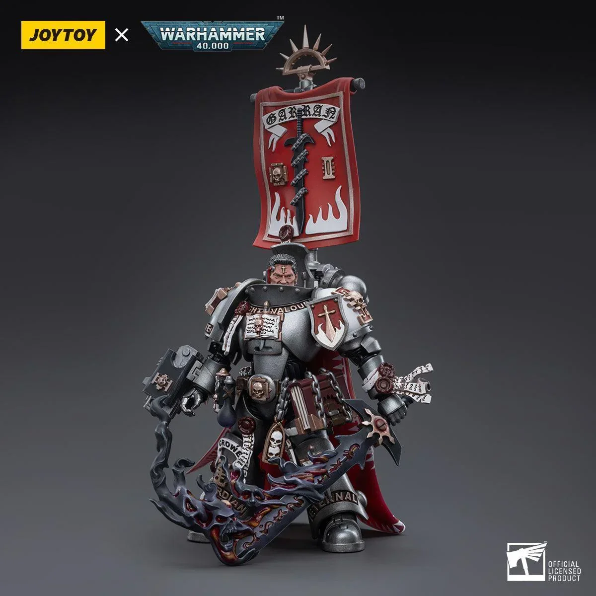 Warhammer Collectibles: 1/18 Scale Grey Knights Castellan Crowe - Image 3