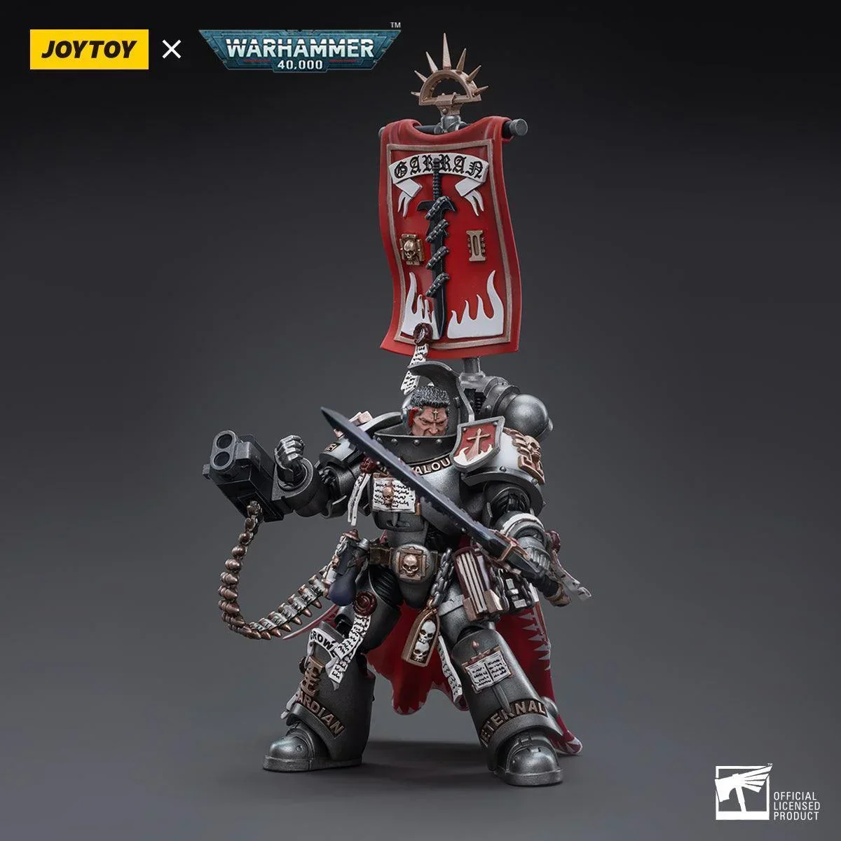 Warhammer Collectibles: 1/18 Scale Grey Knights Castellan Crowe - Image 4