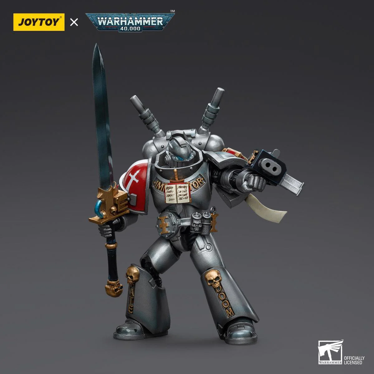 Warhammer Collectibles: 1/18 Scale Grey Knights Interceptor Squad Interceptor with Storm Bolter - Image 3