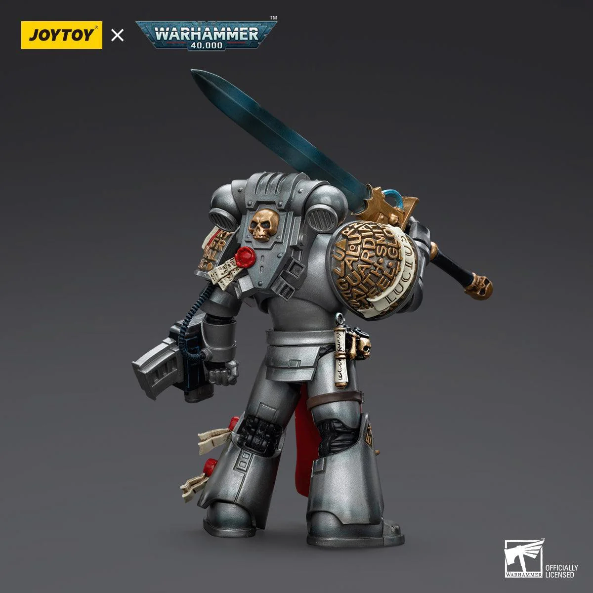 Warhammer Collectibles: 1/18 Scale Grey Knights Strike Squad Justicar - Image 2