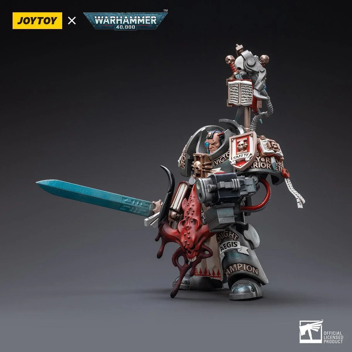 Warhammer Collectibles: 1/18 Scale Grey Knights Terminator Incanus Neodan - Image 3