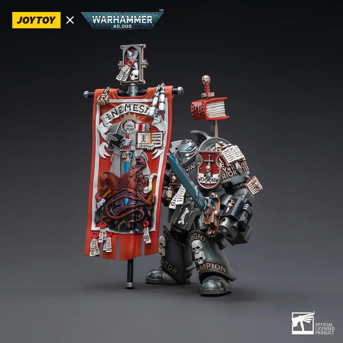 Warhammer Collectibles: 1/18 Scale Grey Knights Terminator Retius Akantar - Image 3