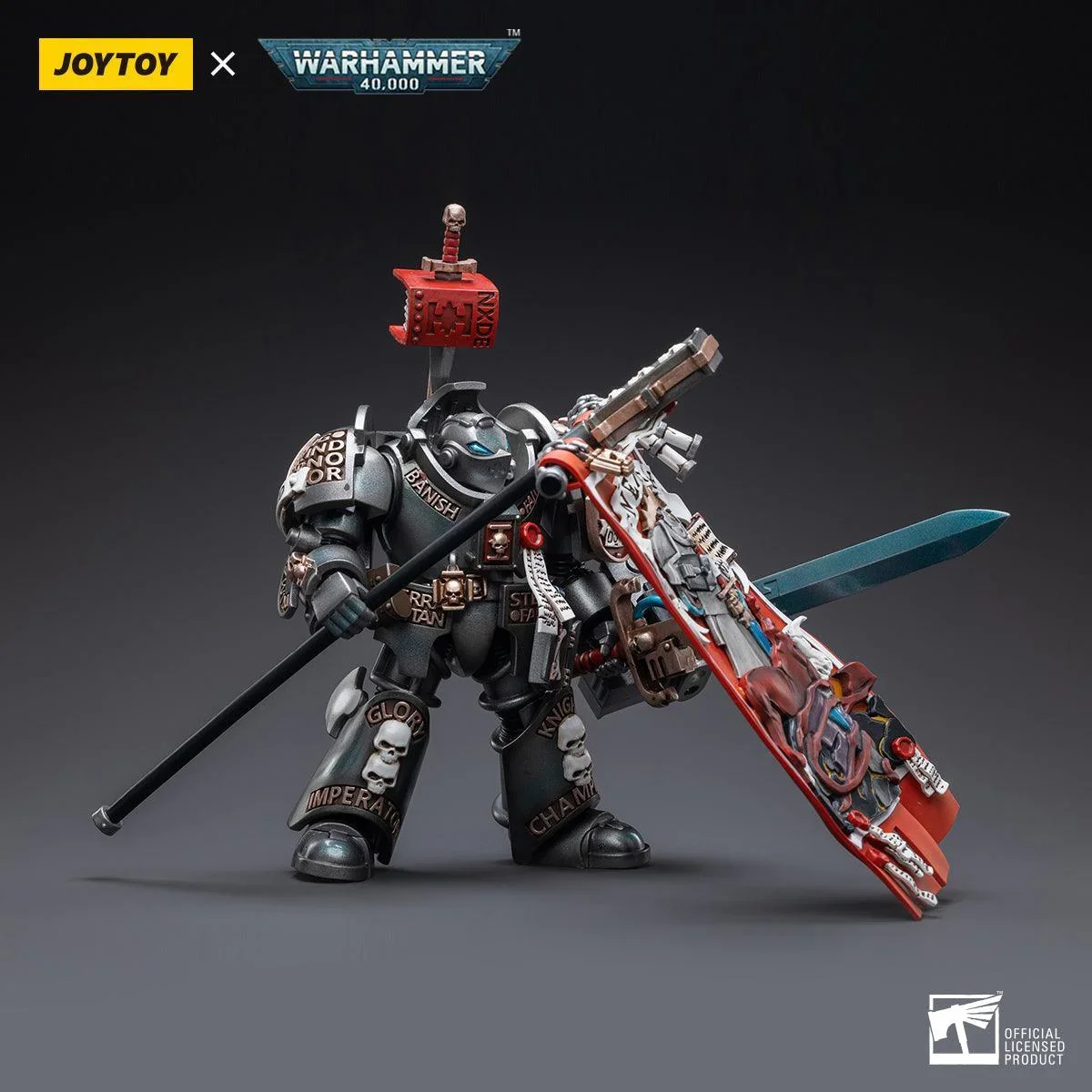 Warhammer Collectibles: 1/18 Scale Grey Knights Terminator Retius Akantar - Image 4