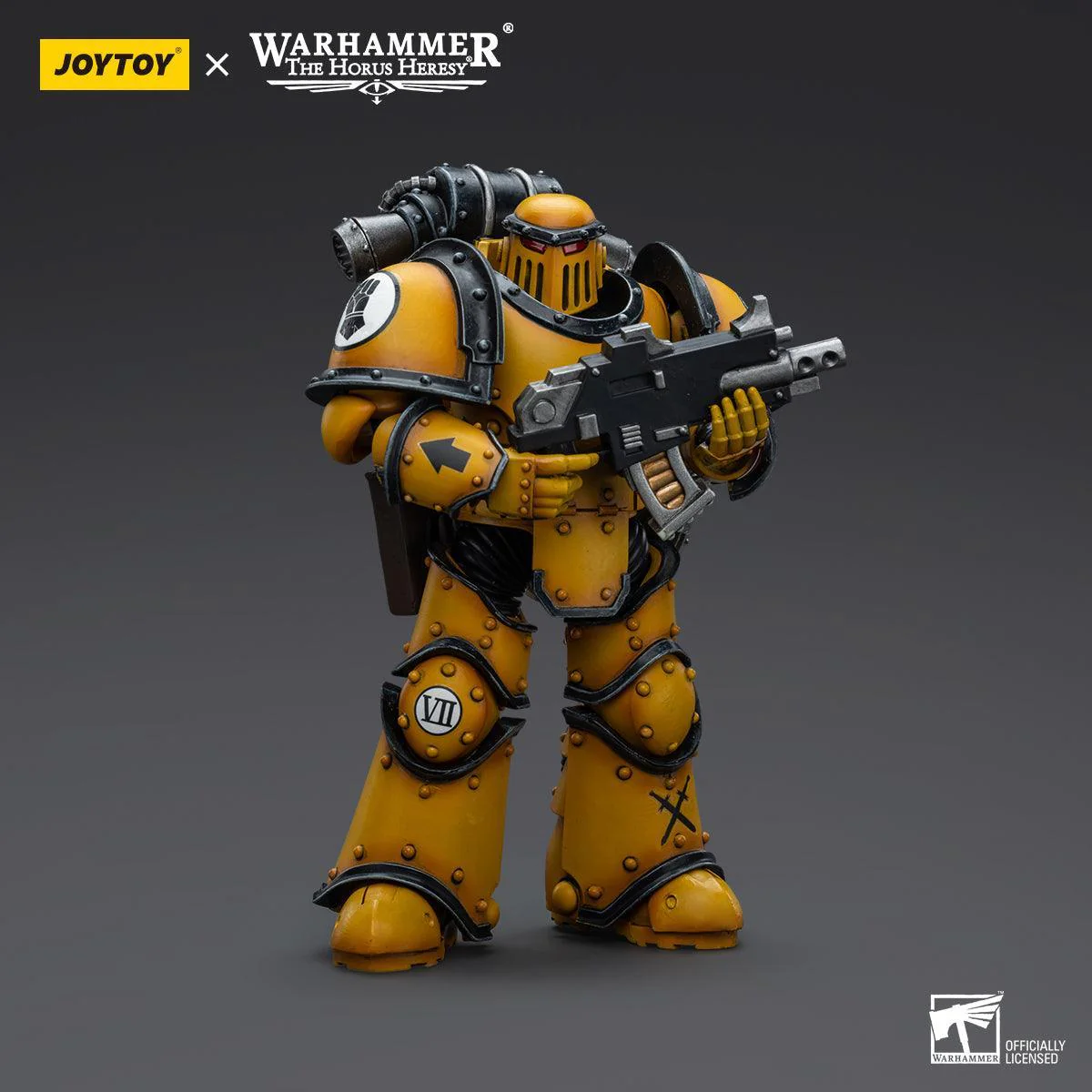 Warhammer Collectibles: 1/18 Scale Imperial Fists Legion MkIII Tactical Squad Legionary with Bolter - Image 3