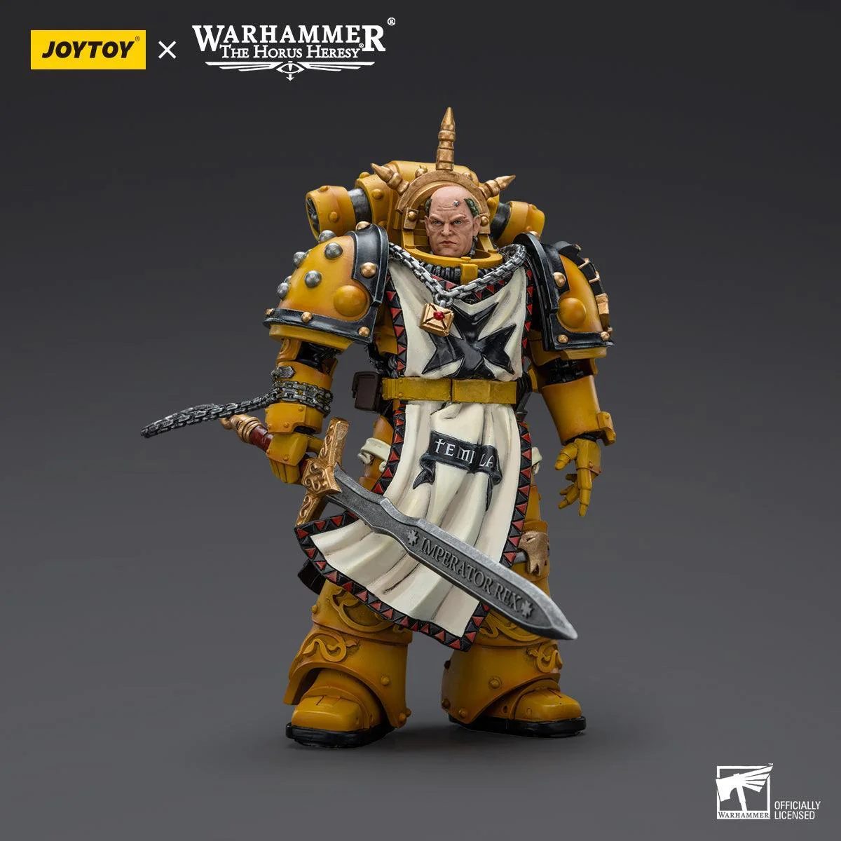 Warhammer Collectibles: 1/18 Scale Imperial Fists Sigismund, First Captain of the Imperial Fists - Image 3
