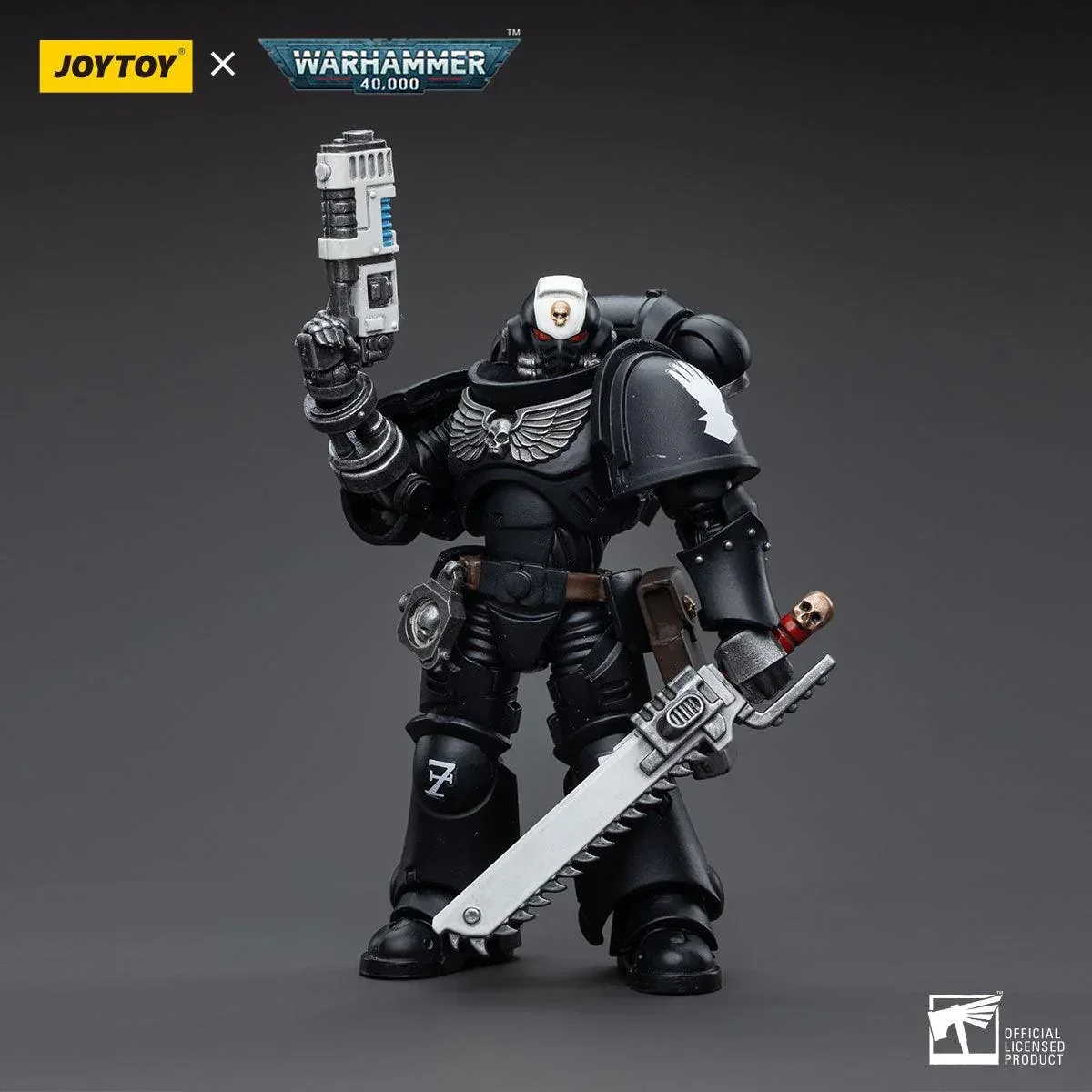 Warhammer Collectibles: 1/18 Scale Iron Hands Assault Intercessors Sergeant Kalock - Image 3