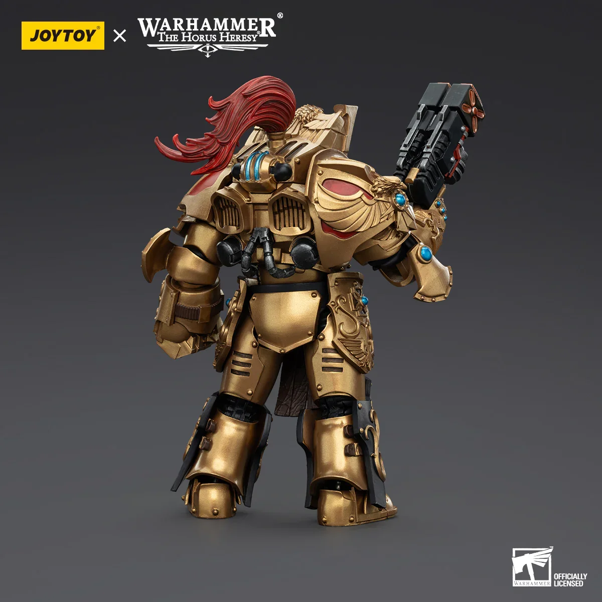 Warhammer Collectibles: 1/18 Scale Legio Custodes Aquilon Term Squad Aquilon w Adrathic Destructor - Image 2