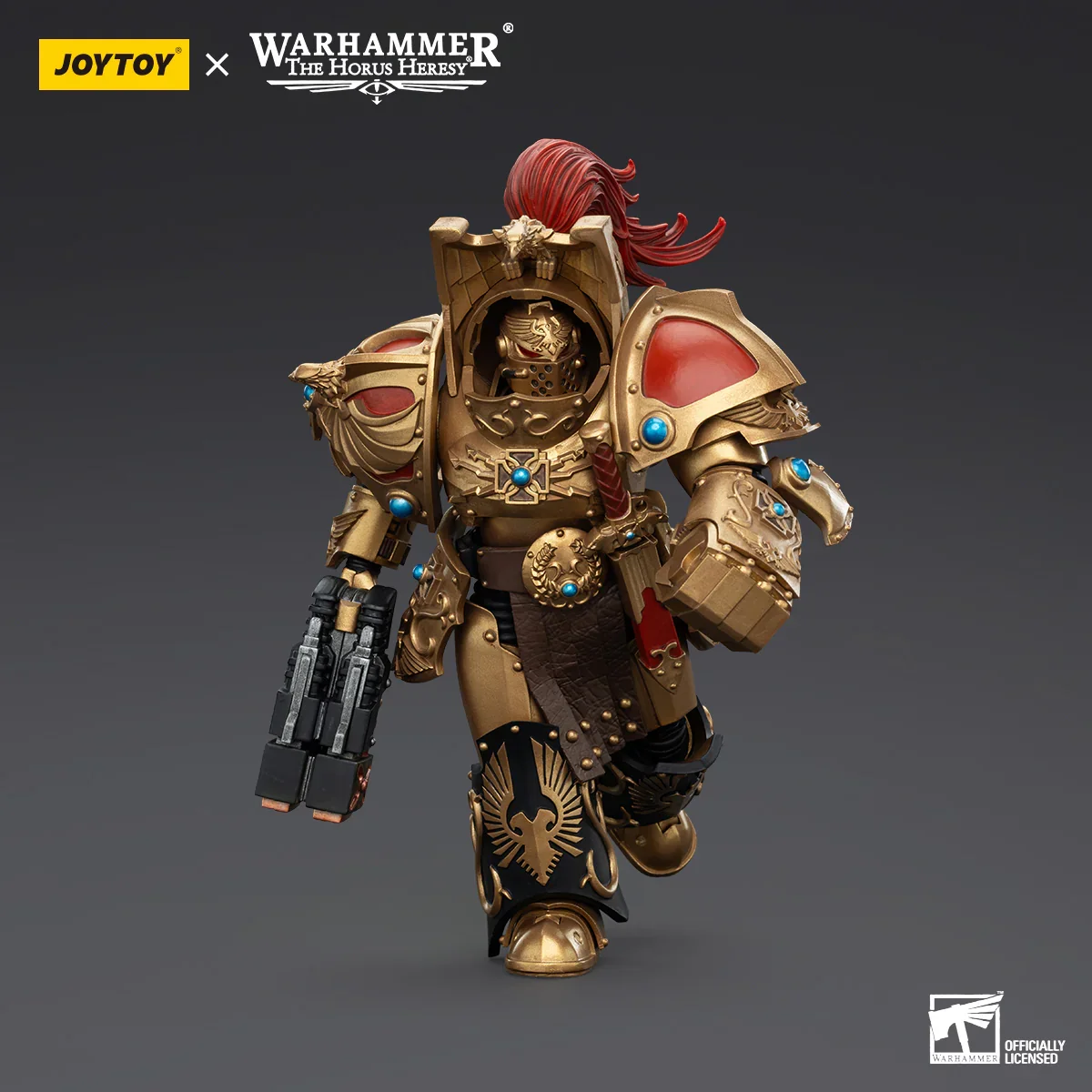 Warhammer Collectibles: 1/18 Scale Legio Custodes Aquilon Term Squad Aquilon w Adrathic Destructor - Image 3