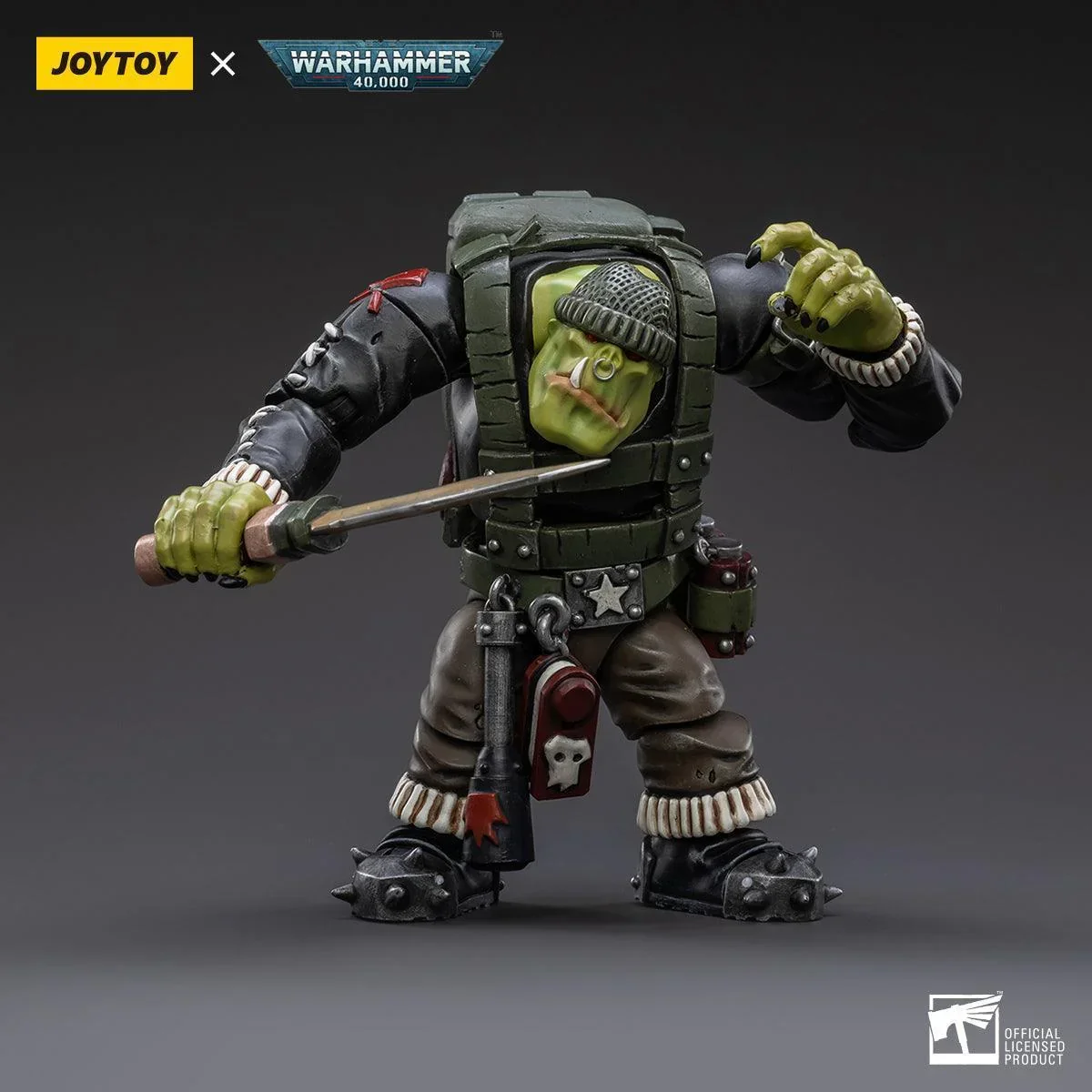 SALE Warhammer Collectibles: 1/18 Scale Ork Kommandos Dakka Boy Rotbilge - Image 4