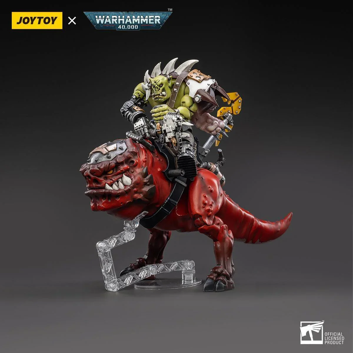 Warhammer Collectibles: 1/18 Scale Orks Squighog Nob On Smasha Squig - Image 3