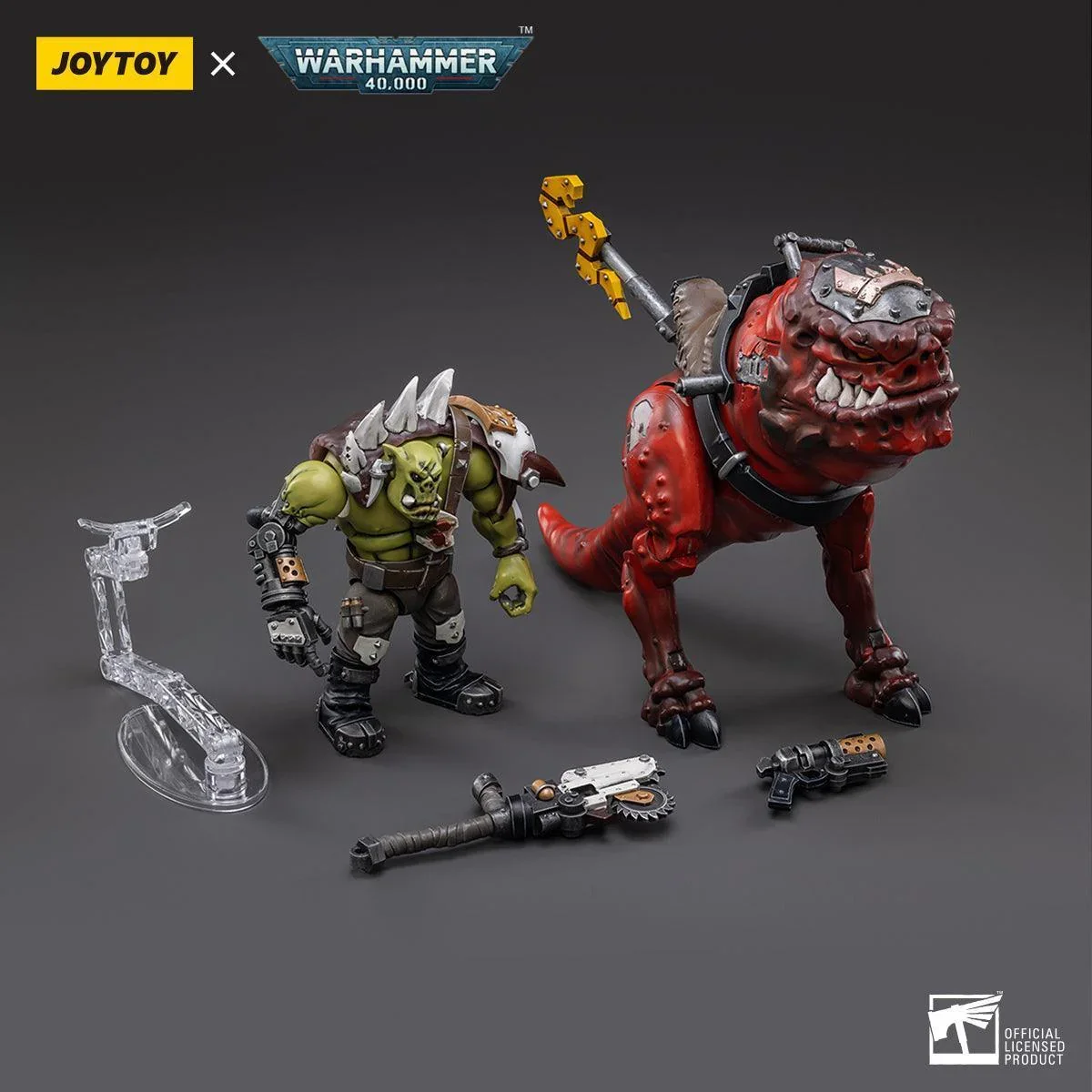 Warhammer Collectibles: 1/18 Scale Orks Squighog Nob On Smasha Squig - Image 5