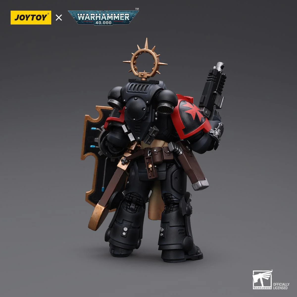 Warhammer Collectibles: 1/18 Scale Primaris Space Marines Black Templars Bladeguard Veteran - Image 3