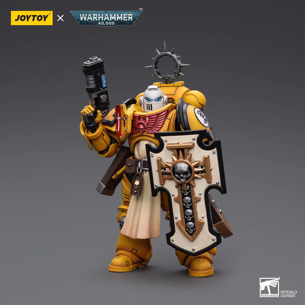Warhammer Collectibles: 1/18 Scale Primaris Space Marines Imperial Fists Bladeguard Veteran - Image 2