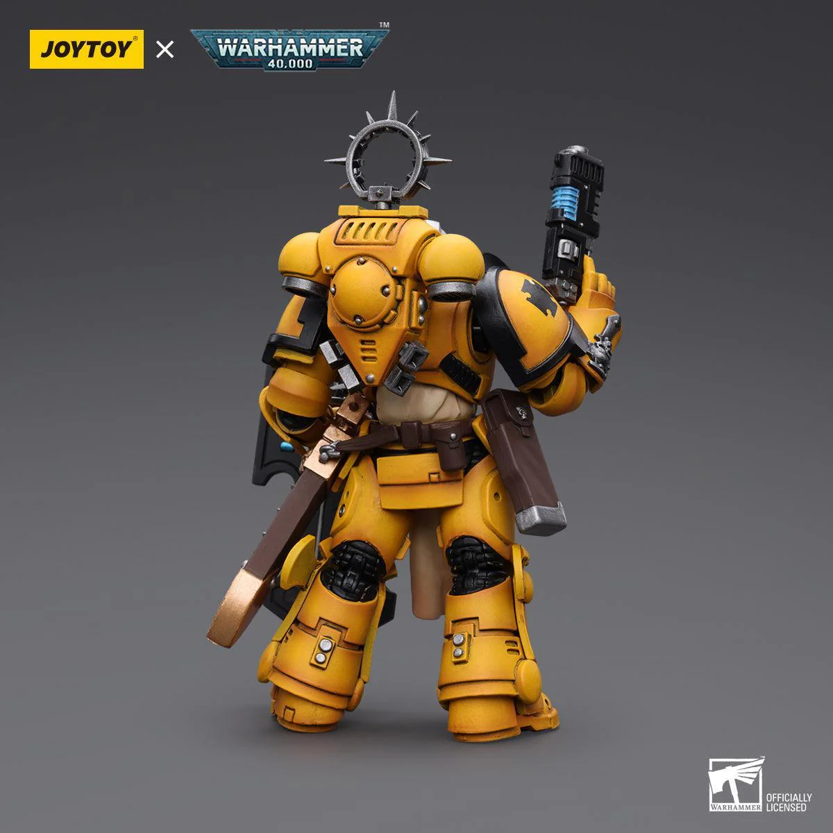 Warhammer Collectibles: 1/18 Scale Primaris Space Marines Imperial Fists Bladeguard Veteran - Image 3