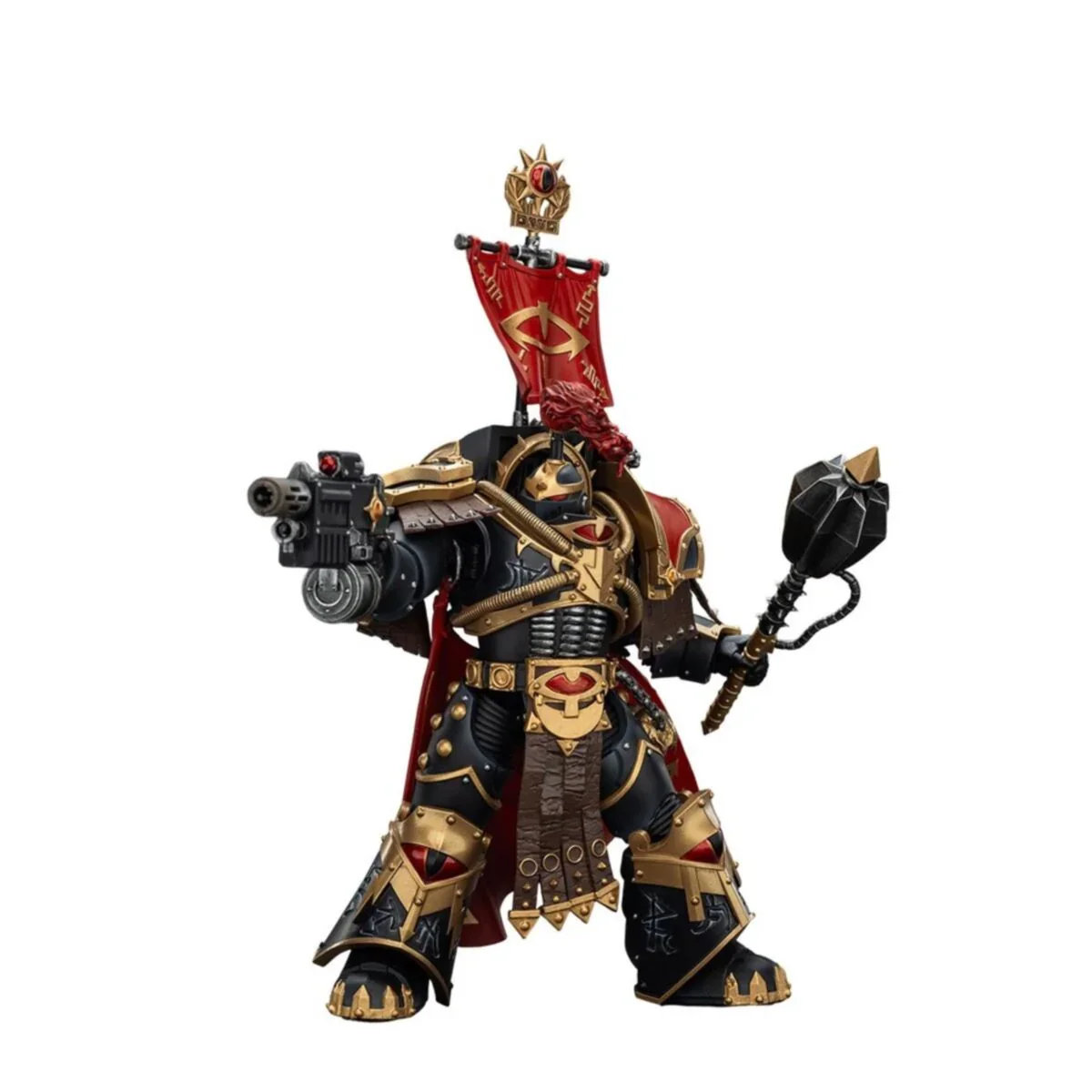 Warhammer Collectibles: 1/18 Scale Sons of Horus Legion Cataphractii Praetor with Combi-Melta - Image 3