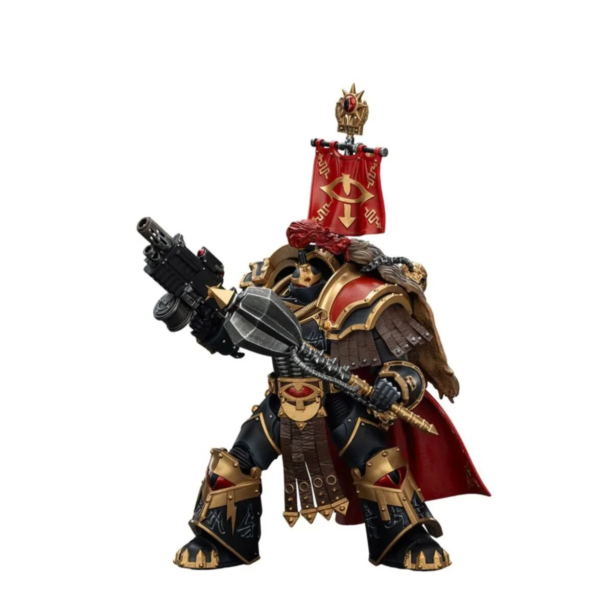 Warhammer Collectibles: 1/18 Scale Sons of Horus Legion Cataphractii Praetor with Combi-Melta - Image 4