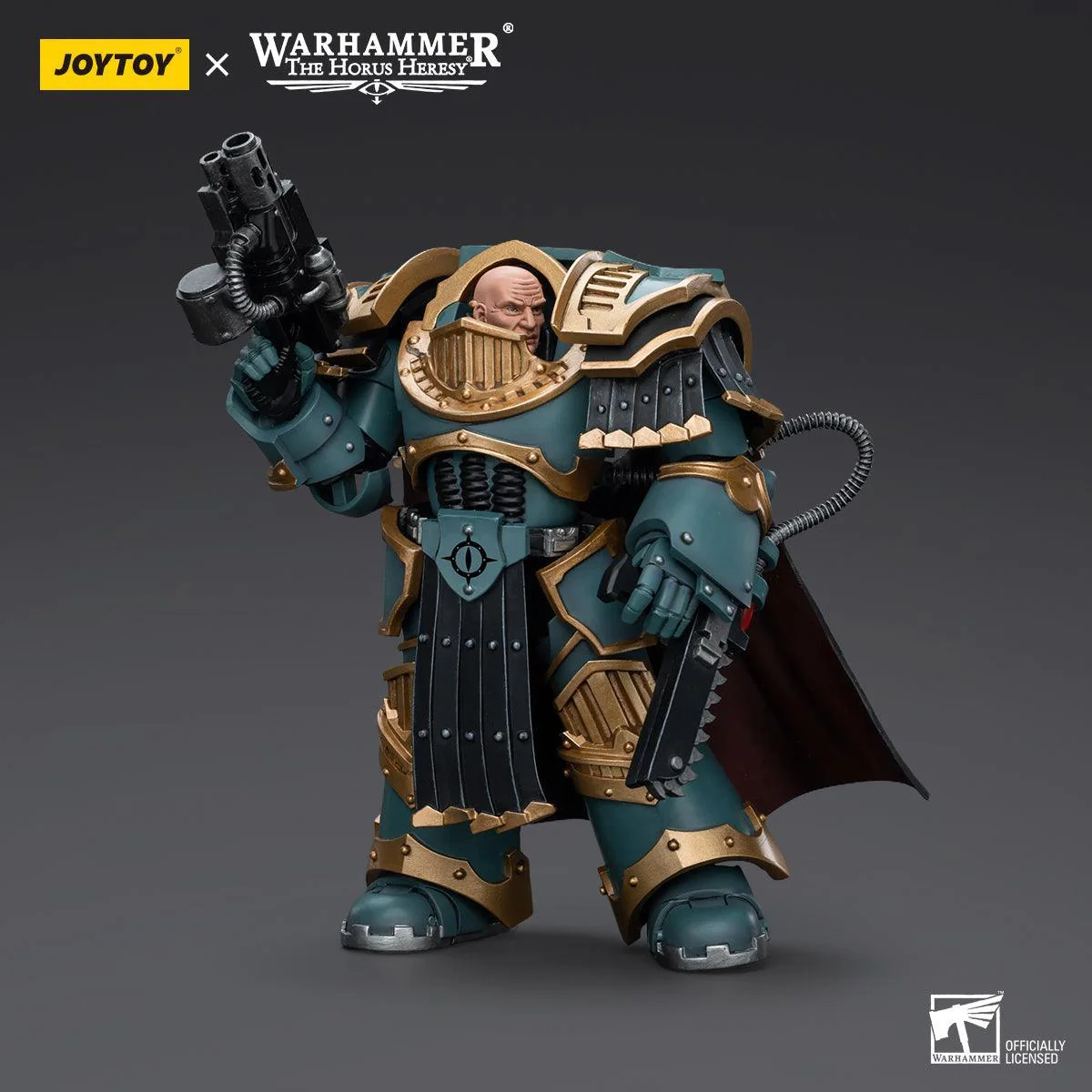 Warhammer Collectibles: 1/18 Scale Sons of Horus Legion Praetor in Cataphractii Terminator Armour - Image 3