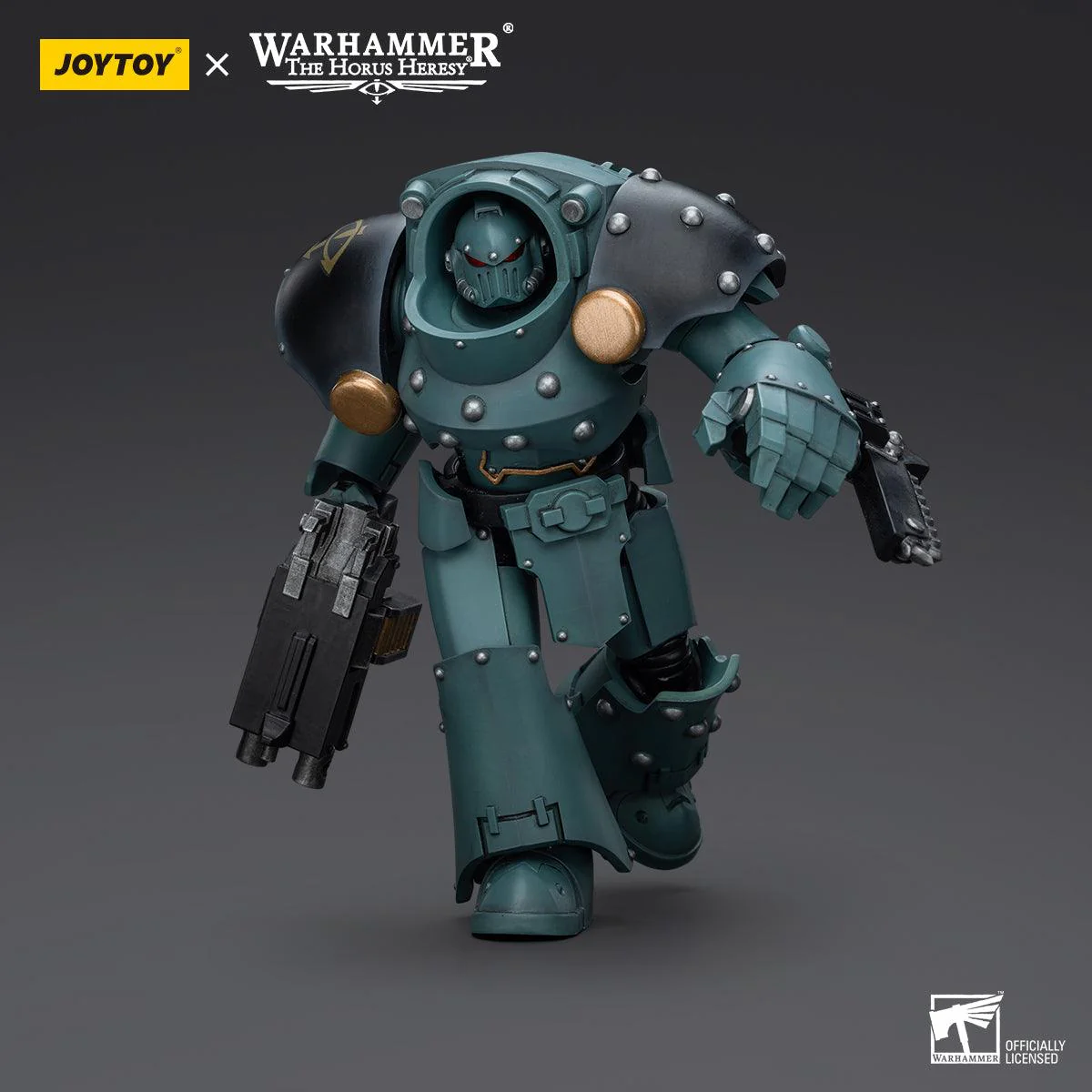 Warhammer Collectibles: 1/18 Scale Sons Of Horus Tartaros Terminator Squad Terminator & Combi-Bolter - Image 3