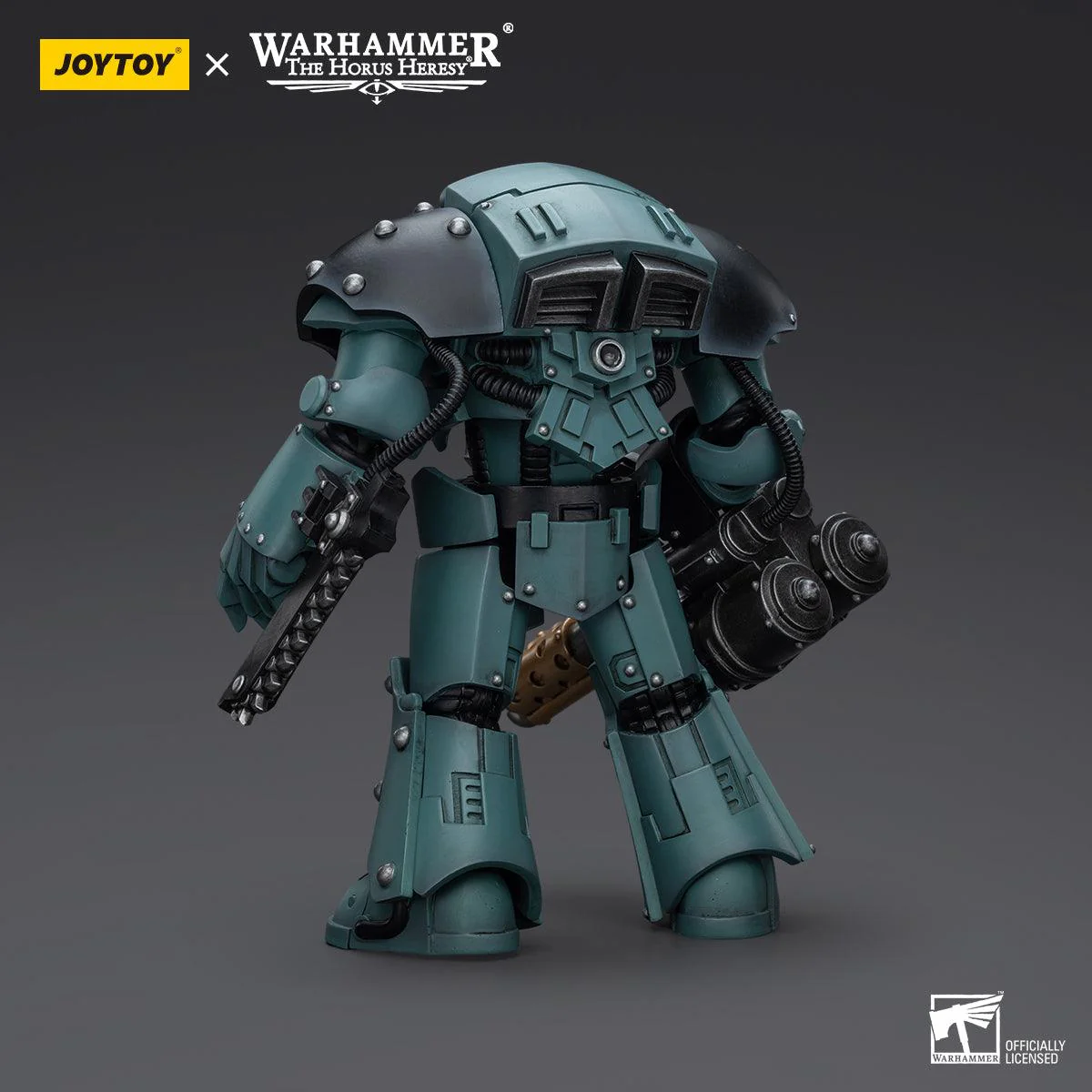 Warhammer Collectibles: 1/18 Scale Sons Of Horus Tartaros Terminator Squad Terminator & Heavy Flamer - Image 2