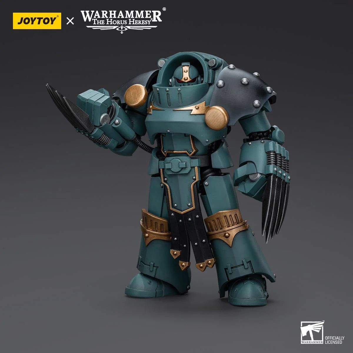 Warhammer Collectibles: 1/18 Scale Sons Of Horus Tartaros Terminator Squad Terminator With Claw - Image 3