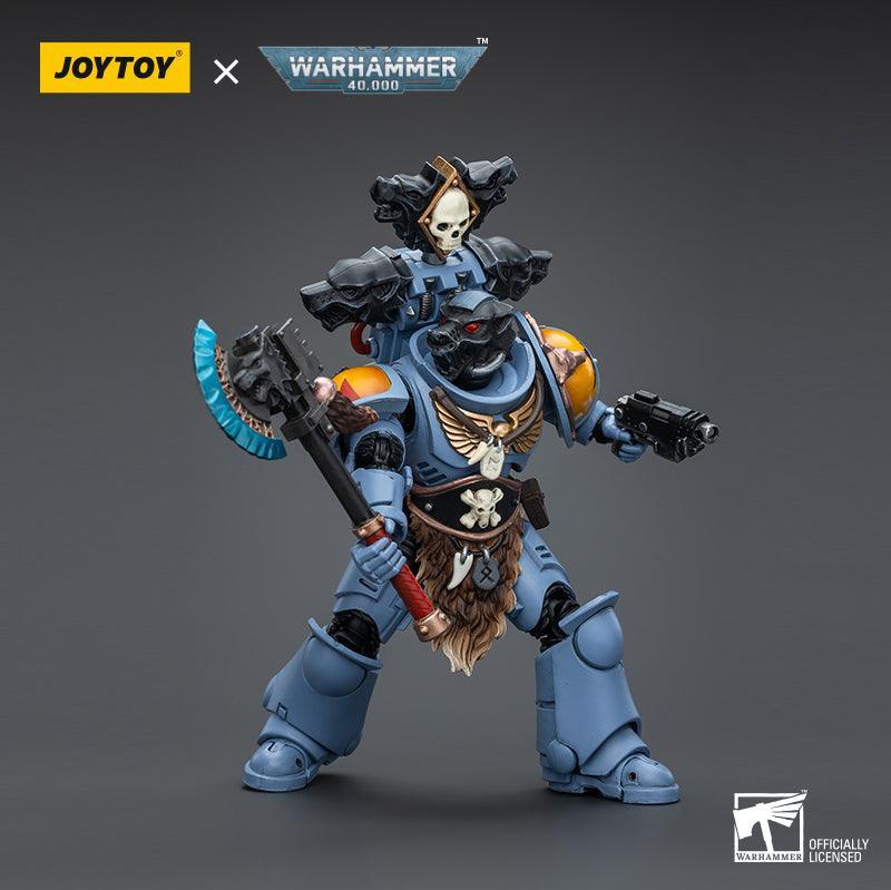 Warhammer Collectibles: 1/18 Scale Space Marines Space Wolves Claw Pack Brother Olaf - Image 2