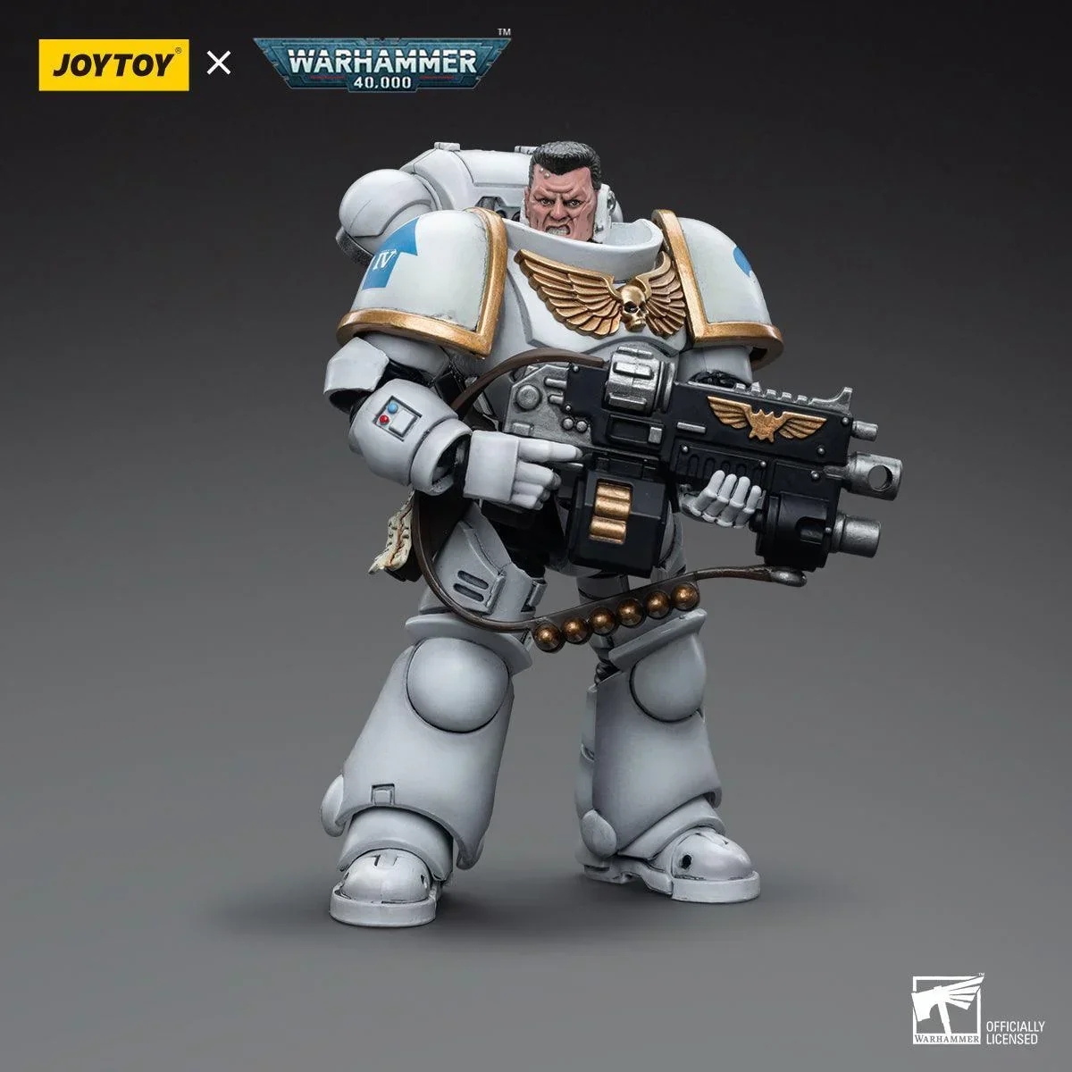 Warhammer Collectibles: 1/18 Scale Space Marines White Consuls Intercessors 1 - Image 3