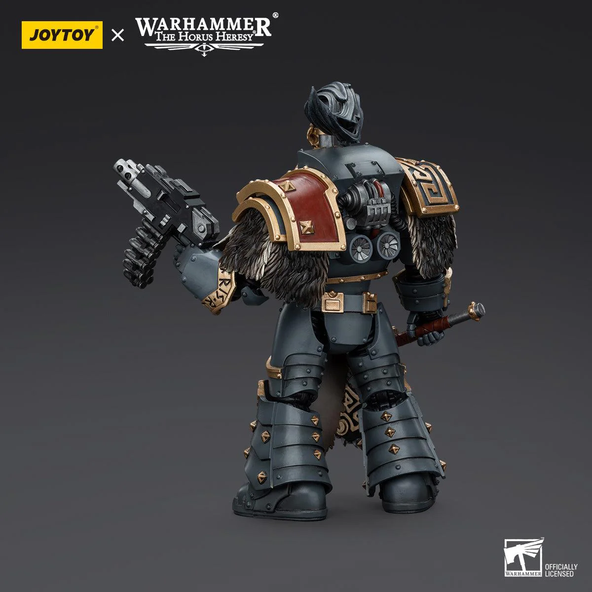 Warhammer Collectibles: 1/18 Scale Space Wolves Varagyr Wolf Guard Squad Varagyr Thegn - Image 2