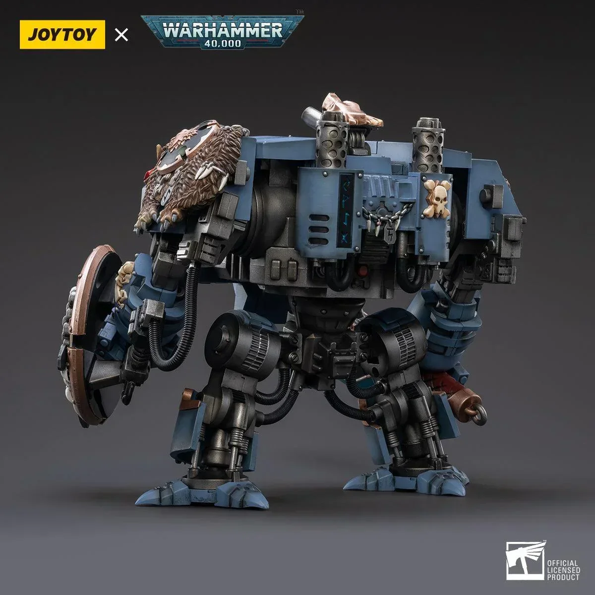 SALE Warhammer Collectibles: 1/18 Scale Space Wolves Venerable Dreadnought Brother Hvor - Image 2