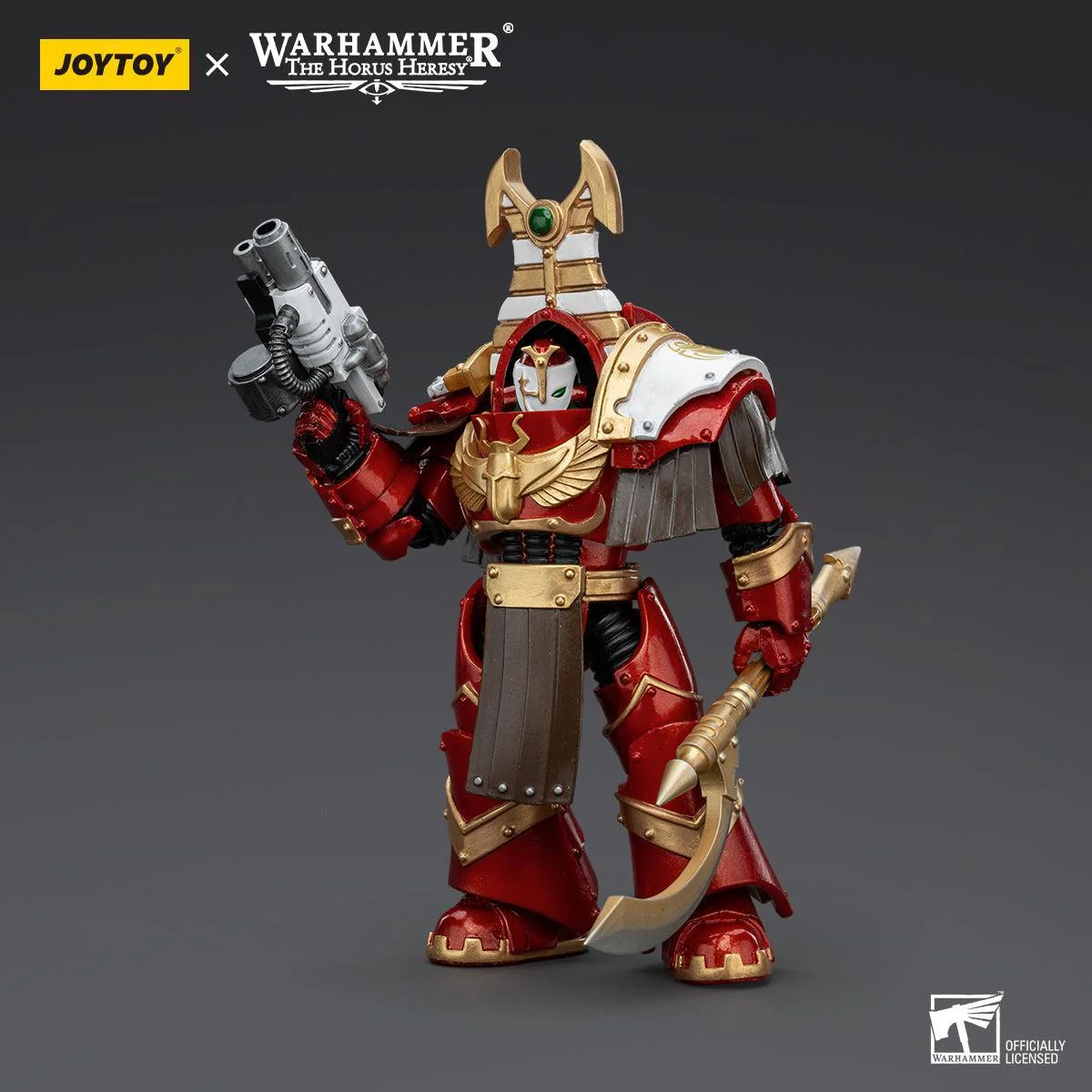 Warhammer Collectibles: 1/18 Scale Thousand Sons Sekhmet With Combi-Melta And Achea Force Weapon - Image 3