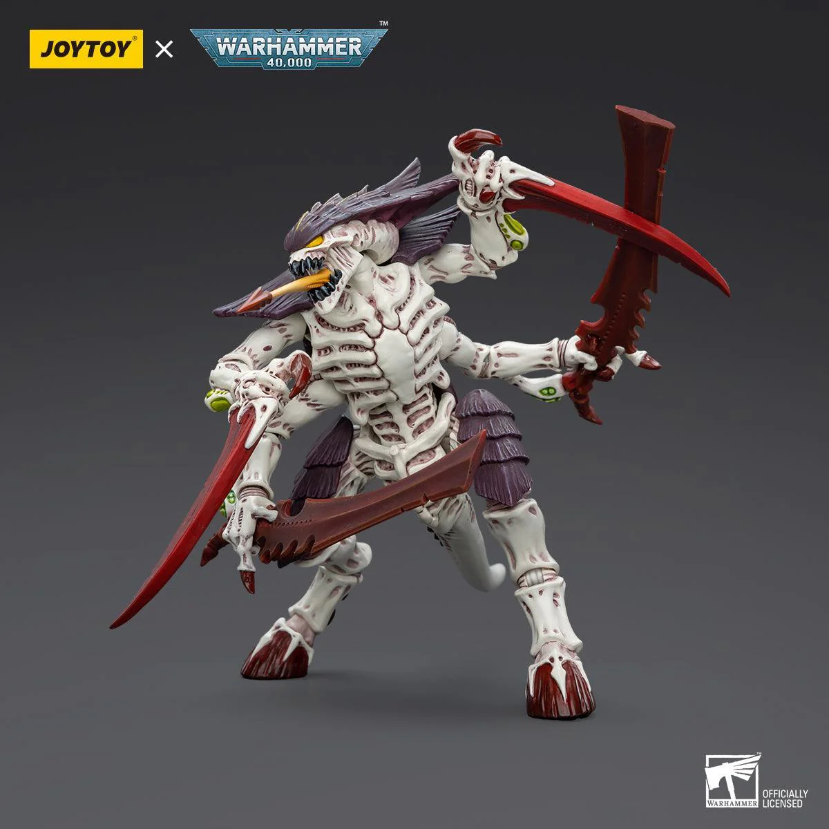 Warhammer Collectibles: 1/18 Scale Tyranids Hive Fleet Leviathan Tyranid Warrior with Boneswords - Image 3