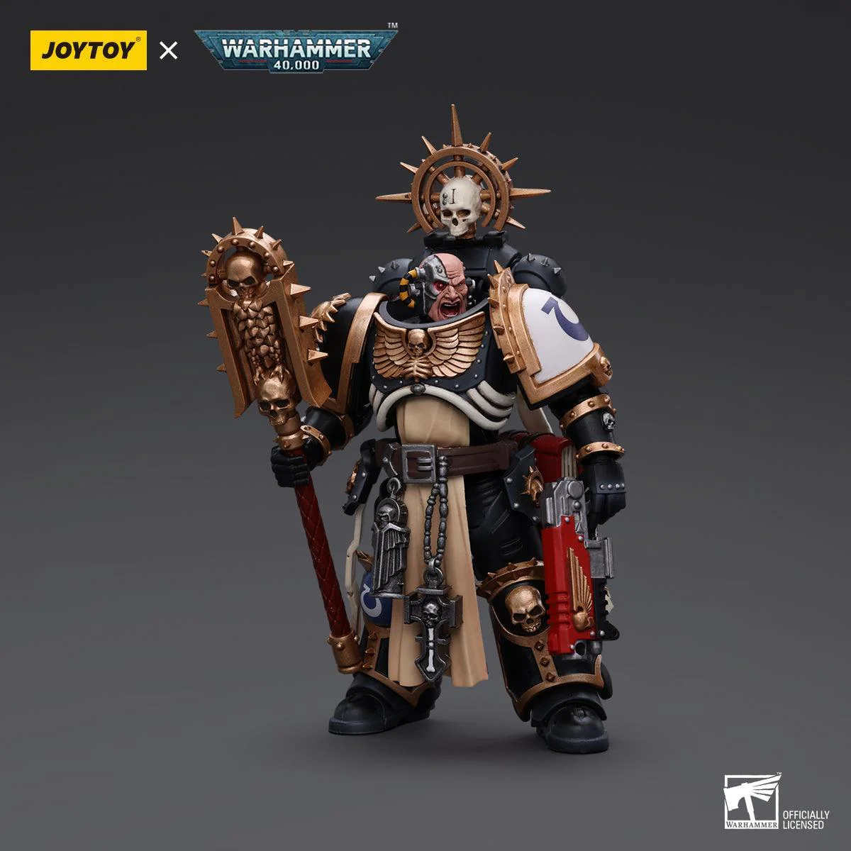Warhammer Collectibles: 1/18 Scale Ultramarines Chaplain (Indomitus) - Image 2