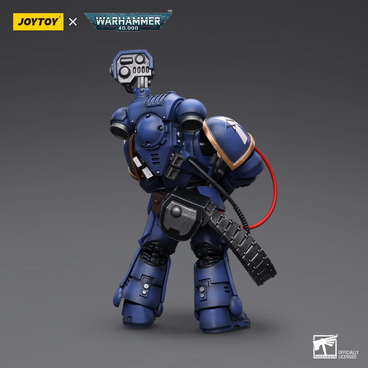 Warhammer Collectibles: 1/18 Scale Ultramarines Desolation Marine with Castellan Launcher Superfrag - Image 3