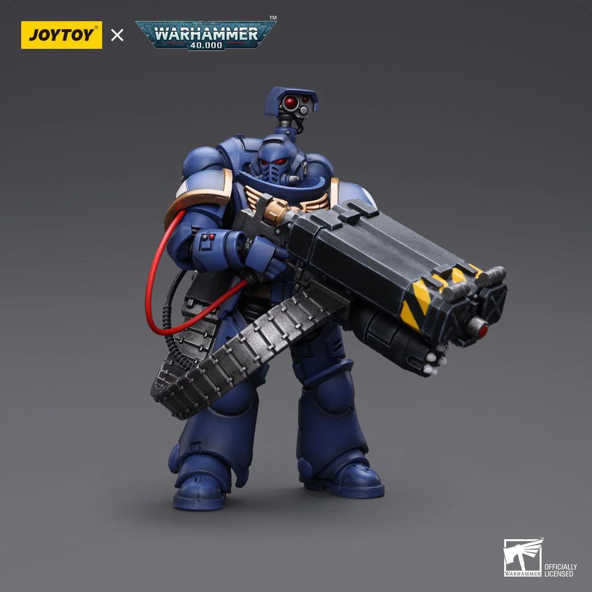 SALE Warhammer Collectibles: 1/18 Scale Ultramarines Desolation Marine with Castellan Launcher Superkrak - Image 2
