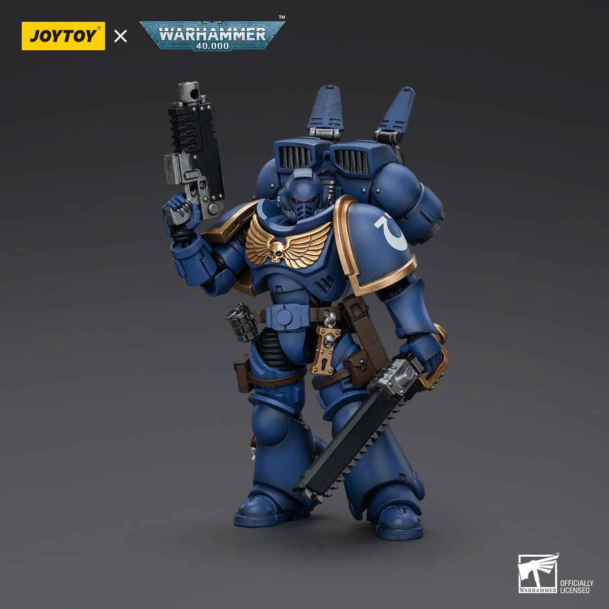 Warhammer Collectibles: 1/18 Scale Ultramarines Jump Pack Intercessors Intercessor 1 - Image 3