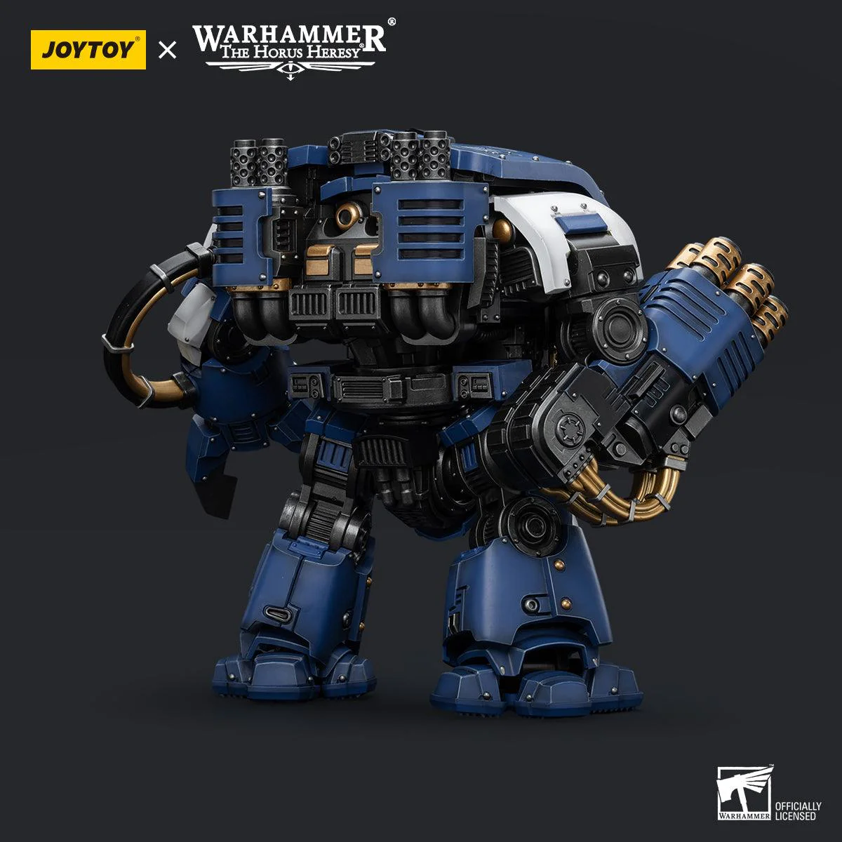 Warhammer Collectibles: 1/18 Scale Ultramarines Leviathan Dreadnought with Cyclonic Melta Lance - Image 2