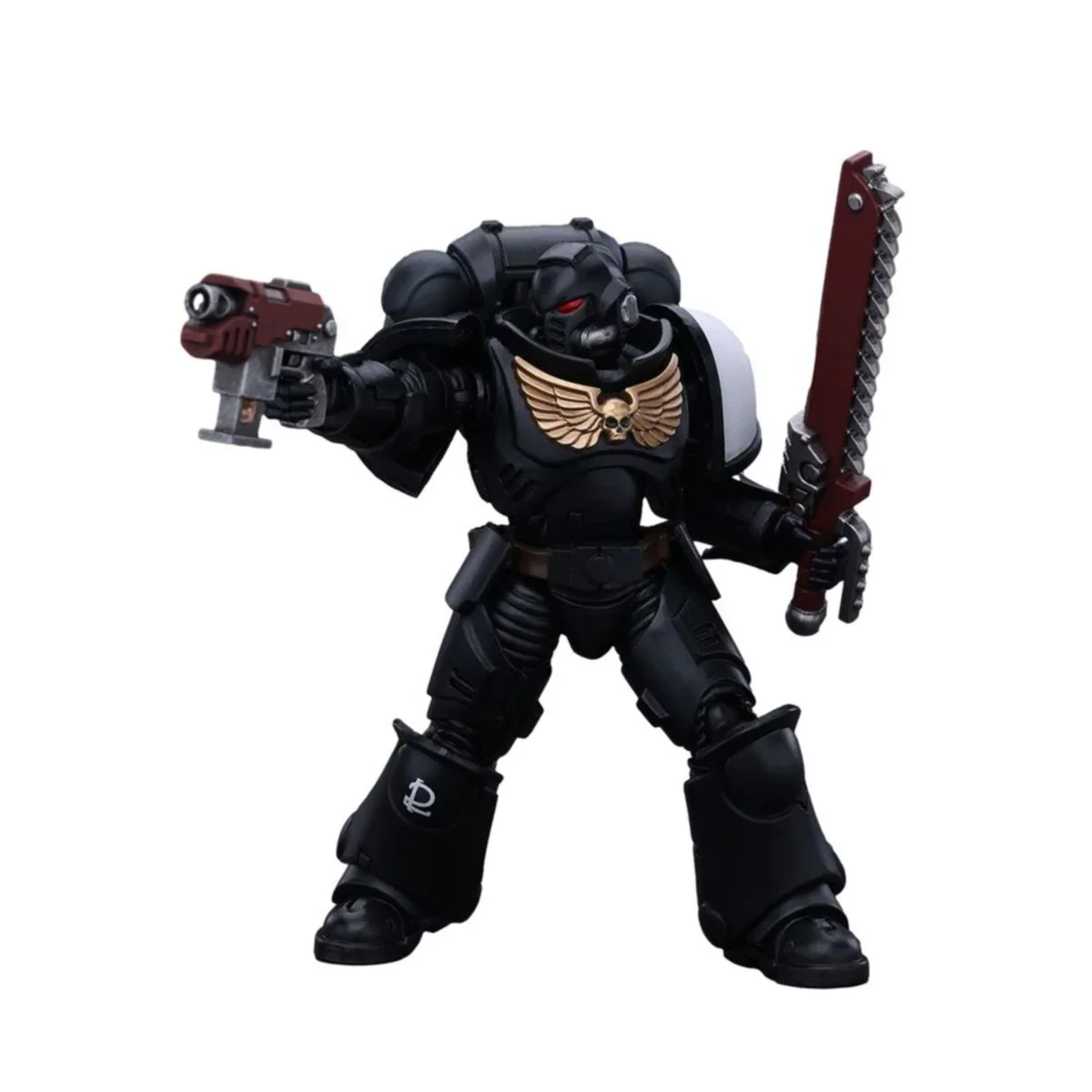Warhammer Collectibles: 1/18 Scale Space Marines Black Templars Outriders Brother Valtus - Pre-Order - Image 2