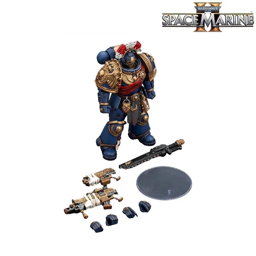 Warhammer Collectibles: 1/18 Scale Ultramarines Relic Secundus Armour with Artificer bolt rifle - Image 6