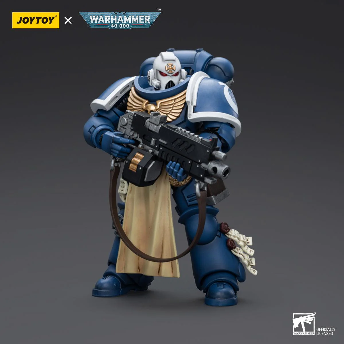 Warhammer Collectibles: 1/18 Scale Ultramarines Sternguard Veteran with Auto Bolt Rifle - Image 3
