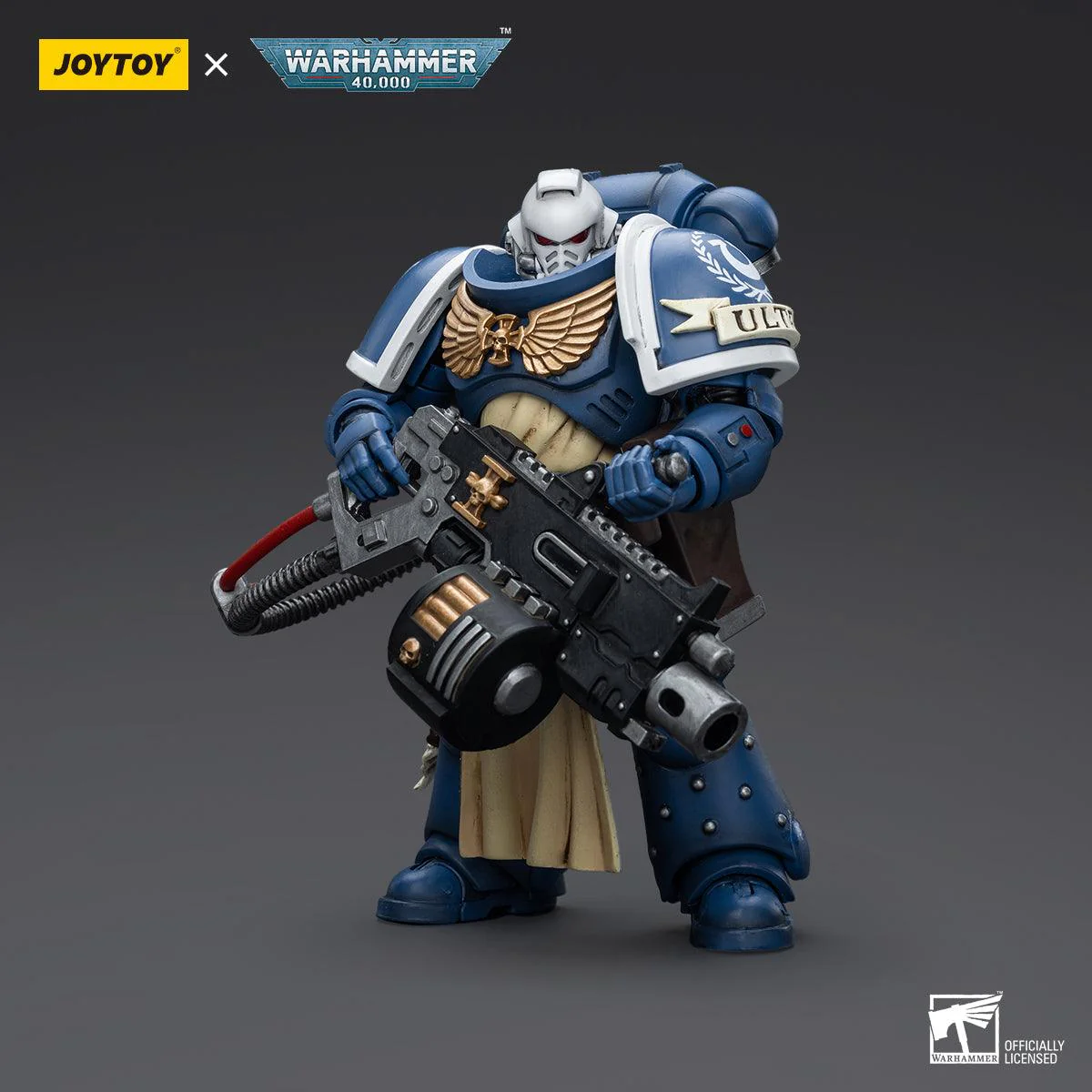 Warhammer Collectibles: 1/18 Scale Ultramarines Sternguard Veteran with Heavy Bolter - Image 3
