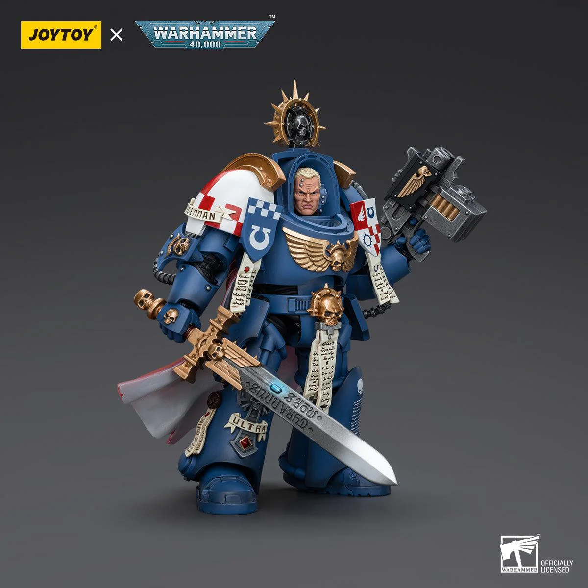 Warhammer Collectibles: 1/18 Scale Ultramarines Terminator Captain Severus Agemman - Image 3