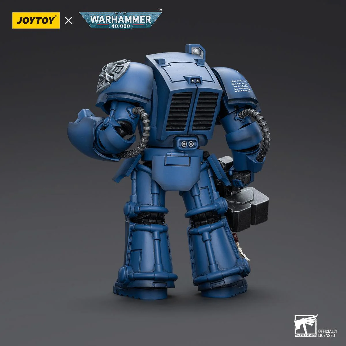 Warhammer Collectibles: 1/18 Scale Ultramarines Terminator Squad Terminator with Storm Bolter - Image 2