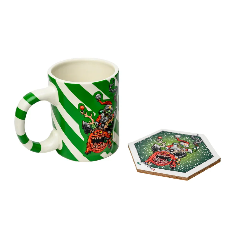 Warhammer Red Gobbo Mug & Coaster Gift Set - Image 2