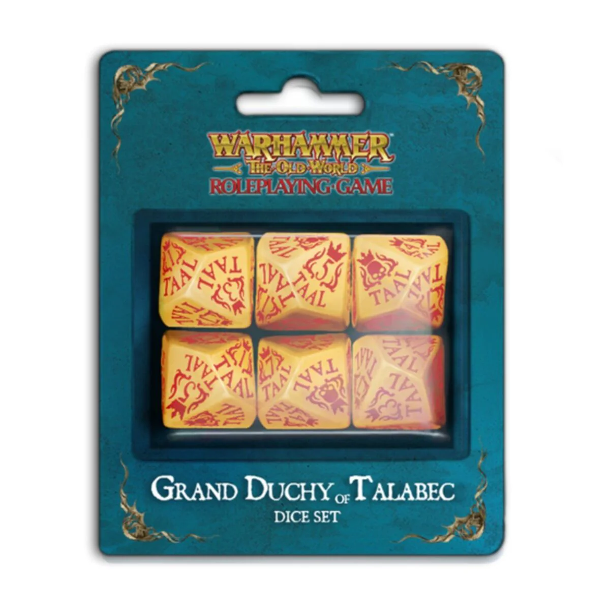 Warhammer: the Old World Roleplaying Game, Grand Duchy of Talabec Dice Set - Pre-Order
