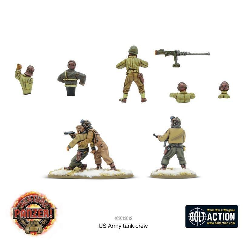 Warlord Games - Achtung Panzer - US Army Tank Crew - Image 2