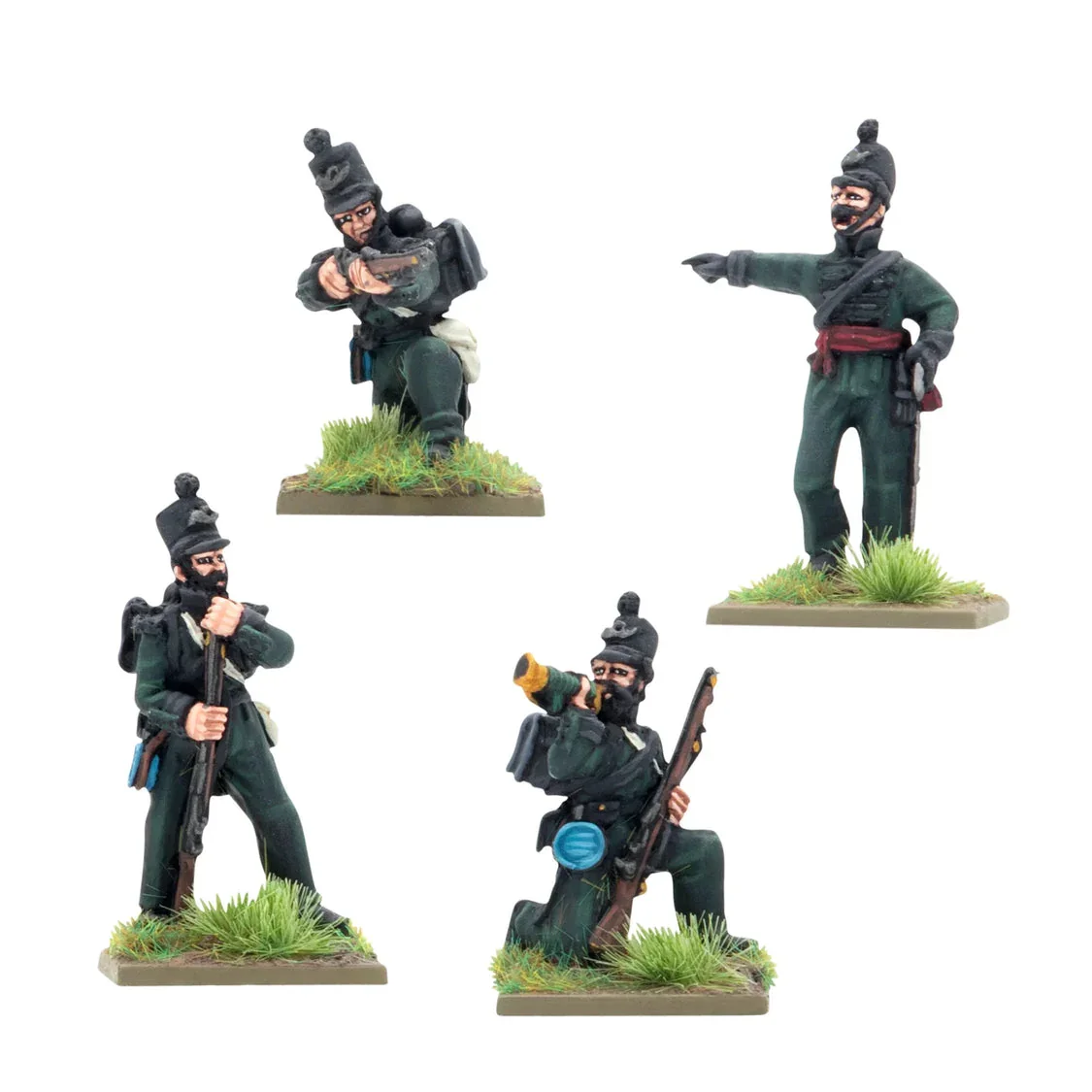 Warlord Games - Black Powder - Crimean War: British Rifle Brigade in Shakos Command