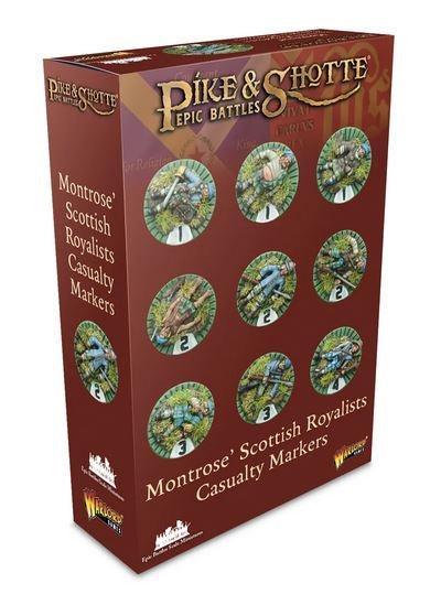 Warlord Games - Epic Battles: Pike & Shotte Montrose's Scottish Royalists Casualty Markers